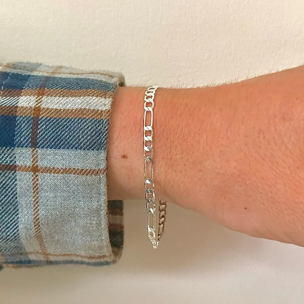 Silver 925 chain bracelet silver jewellery - Picture 6 of 7